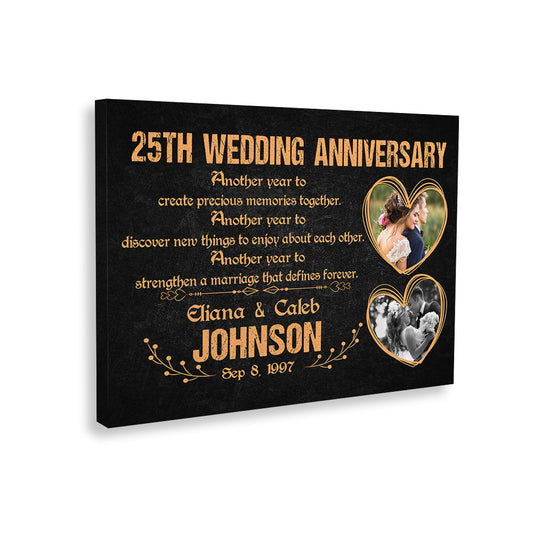 25th Wedding Anniversary Another Year To Create Memories Together