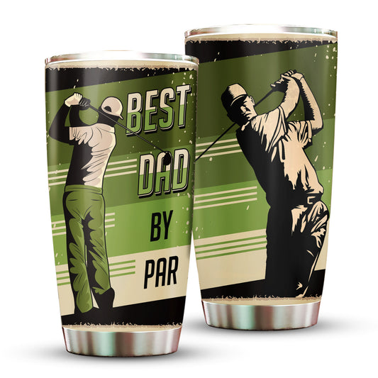 Best Dad By Far Vintage 20Oz Tumbler For Goft Lovers