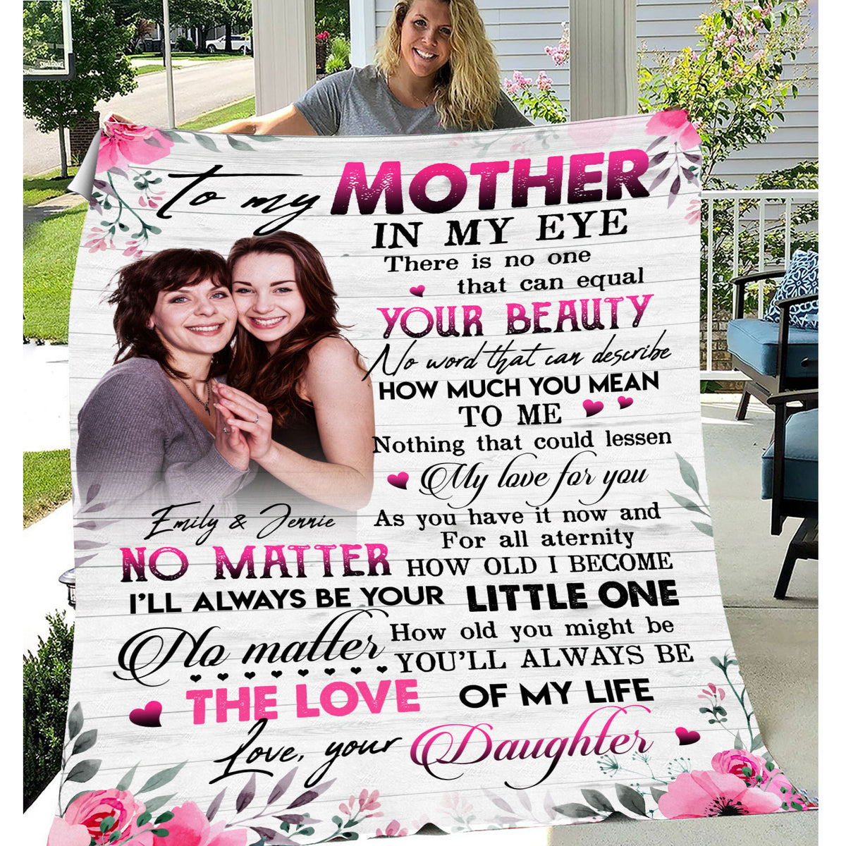 To My Mother You'll Always Be The Love Of My Life Fleece Blanket