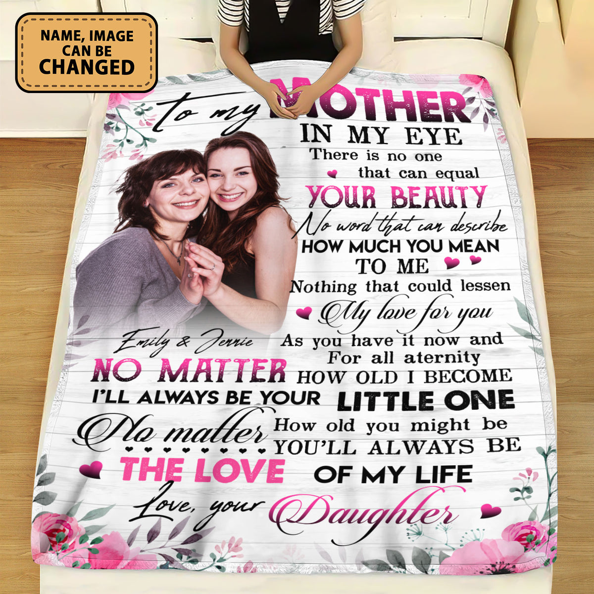 To My Mother You'll Always Be The Love Of My Life Fleece Blanket