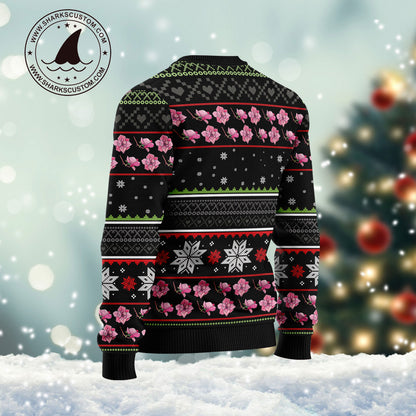 Mississippi Magnolia G51130 unisex womens & mens, couples matching, friends, funny family ugly christmas holiday sweater gifts (plus size available)