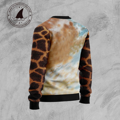 Giraffe Butterfly G51110 Ugly Christmas Sweater
