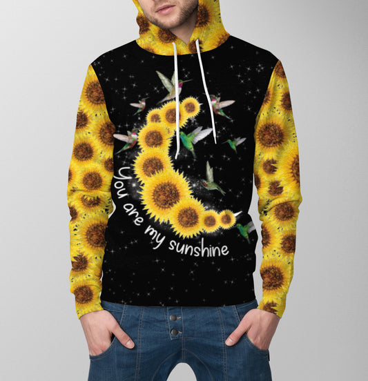 You Are My Sunshine Hummingbird TG5124 unisex womens & mens, couples matching, friends, hummingbird lover, funny family sublimation 3D hoodie christmas holiday gifts (plus size available)