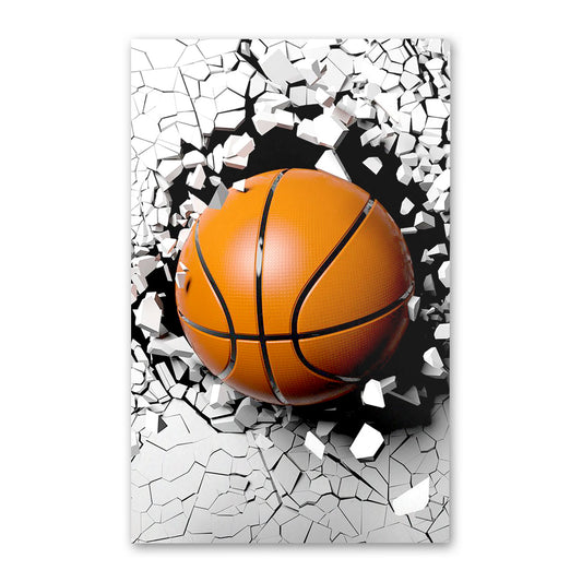 Basketball Break Through - Rectangle Rug