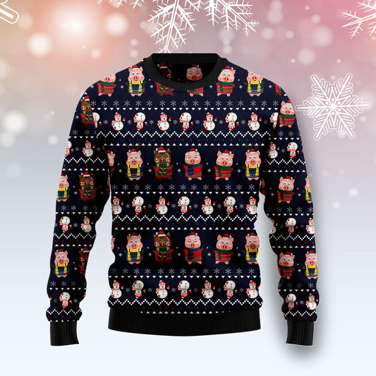 Pigs Cute T2810 Ugly Christmas Sweater